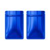 Double-Sided Glossy Blue Resealable Zipper Seal Lock Packaging Flat Smell Proof Bags for Small Business, Home Use, Food Packaging, Beauty Storage Bags (500, 2.95 inch x 3.94 inch) view 1