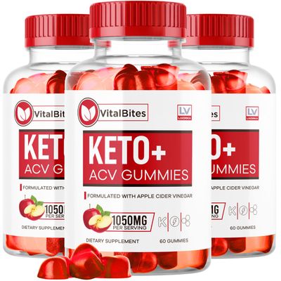 (3 Pack) VitalBites Keto, VitalBites, VitalBites Keto ACV Gummies, VitalBites Gummies Keto, Vital Bites Keto + ACV Gummies, VitalBites ACV Gummies Advanced Formula Supplement, 180 Gummies For 3 Months