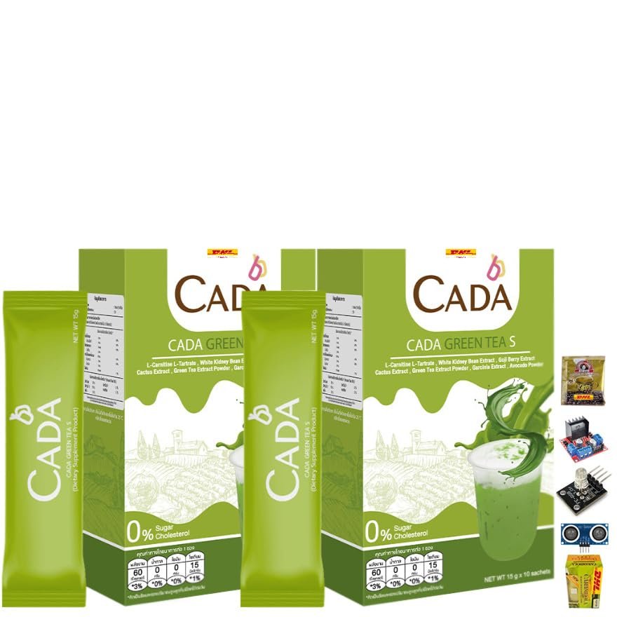 Delicious Intense Mush Mellow Roasted Fruit Snack CadaGreenTea Green Tea S Powder 10 Sachets/Box Set 2 By Beautygoodshop [Get Free For You Beauty Gifts]