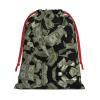 SamLng Small Drawstring Gift Bag - Dollar Sign Money Perfect for Christmas, Holiday, & Party Favors - Candy Bags & Treat Sacks view 1