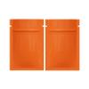 Double-Sided Glossy Orange Resealable Zipper Seal Lock Packaging Flat Smell Proof Bags for Small Business, Home Use, Food Packaging, Beauty Storage Bags (500, 2.36 inch x 3.54 inch) view 1