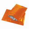 Double-Sided Glossy Orange Resealable Zipper Seal Lock Packaging Flat Smell Proof Bags for Small Business, Home Use, Food Packaging, Beauty Storage Bags (500, 2.36 inch x 3.54 inch) view 2