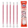 20 Milky Sip Strawberry Flavored Straws For Milk - 4 Packs of Milk Flavoring Straws, 5 Straws in Each. Magical Strawberry Flavor Makes Children Eager, Want and Love to Drink Milk view 2