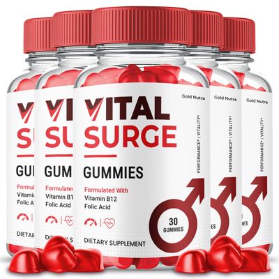 Vital Surge Gummies for Men, Vital Surge Male Gummies Maximum Strength (5 Pack)