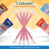 20 Milky Sip Cotton Candy Flavored Straws For Milk - 4 Packs of Milk Flavoring Straws, 5 Straws in Each. Magical Cotton Candy Flavor Makes Children Eager, Want and Love to Drink Milk view 3