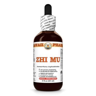 Zhi Mu (Anemarrhena Asphodeloides) Dry Root Tincture, All Natural, Vegan, Pure Liquid Extract - 2 fl.oz