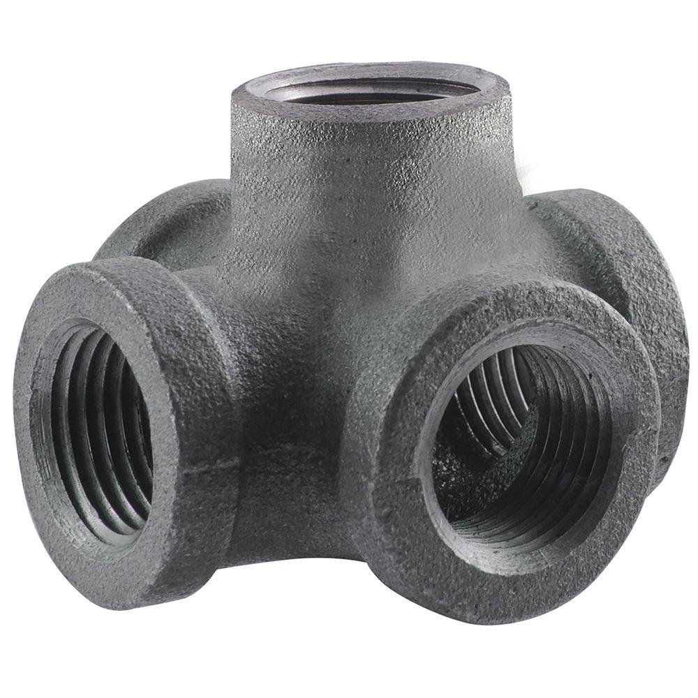 0.5 in. 5Way Cross Side Outlt Pipe