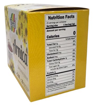 Arnica Tea, Caffeine-Free, 0.88 Oz, 25 Tea Bags Arnica tea can be enjoyed hot or cold (3 PACK) BY Therbal