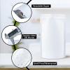 100 Pack Mylar Smell Proof Bags, Resealable White Stand Up Pouch Bags Foil Sealable Bags for Packaging, 7.811.8 Inch view 3