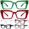 Eyekepper Oversize Metalless Screwless Spring Hinge Reading Glasses for Women - 6 Pack Large Frame Readers +1.00 view 1