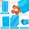 100 Pack Mylar Smell Proof Bags, Resealable Blue Stand Up Pouch Bags Foil Sealable Bags for Packaging, 5.57.8 Inch view 2