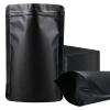 100 Pack Mylar Smell Proof Bags, Resealable Black Stand Up Pouch Bags Foil Sealable Bags for Packaging, 5.57.8 Inch view 1