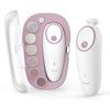 Momcozy Baby Nail File Electric, Gentle Baby Nail Trimmer Electric, Baby Nail Clipper with Night Light, 7 Grinding Head Replacement Pads, Pink view 1