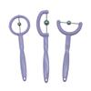 3pcs Kids Tongue Tip Lateralization Elevation Tools Tongue Tip Exercise Set Oral Muscle Training Tool Autism Speech Therapy Tools (Purple) view 1
