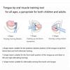 3pcs Kids Tongue Tip Lateralization Elevation Tools Tongue Tip Exercise Set Oral Muscle Training Tool Autism Speech Therapy Tools (Purple) view 3