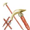 Brass Nautical Designer Walking Stick Men & Women Canes and Wooden 37 inch Handle Golden Natural Wood Rosewood (JCPO) view 1