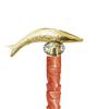 Brass Nautical Designer Walking Stick Men & Women Canes and Wooden 37 inch Handle Golden Natural Wood Rosewood (JCPO) view 2