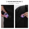 Square Pill Box Palm Tree Purple Sunset Pill Case 2 Compartment Medicine Pill Organizer for Purse & Pocket Portable Travel Pillbox Medicine Vitamin Cod Liver Oil Storage Box Organizer view 4