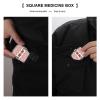 Square Pill Box Ukrainian Embroidery Style Rose Pill Case 2 Compartment Medicine Pill Organizer for Purse & Pocket Portable Travel Pillbox Medicine Vitamin Cod Liver Oil Storage Box Organizer view 4