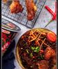 Ghost Pepper Noodles Spicy Dry Mixed Noodles 80g/barrel, 1 Million Spiciness, Black Noodles, Hot Pepper Spicy Instant Dry Mixed Noodles, Super Spicy Instant Noodles, Cup Noodles (2 buckets) view 4