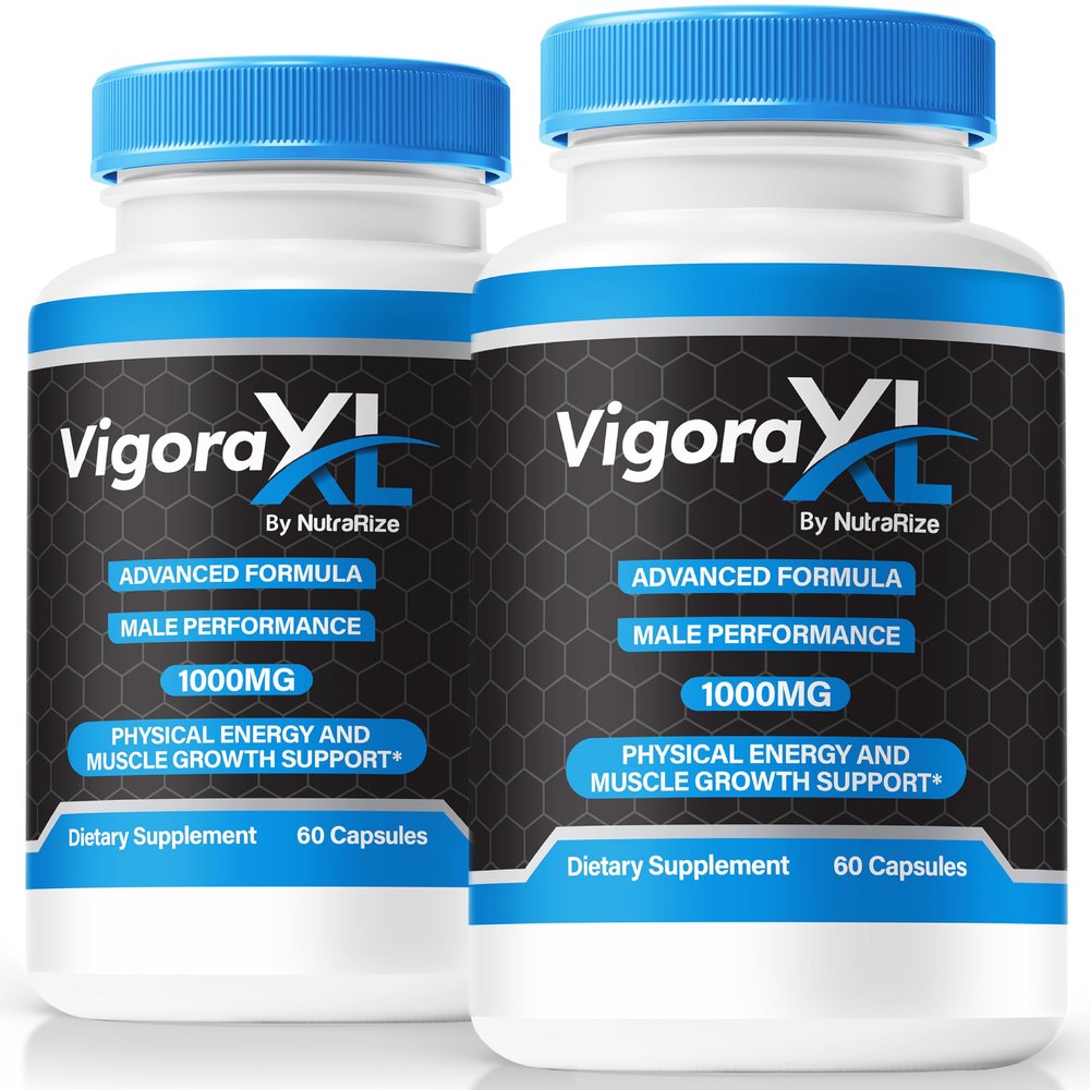 (2 Pack) Vigora XL - Official Formula for Men to Maintain Male Performance, All-Natural Formula to Support Stamina and Energy Levels, Health & Wellness Pills, Vigora XL ME Review (120 Capsules)