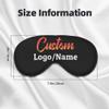 Custom Funny Sleep Mask for Men Women Add Your Picture Logo Text, Personalized Blackout Eyes Cover for Sleeping, Travel, Airplane, Office Rest, Black view 4
