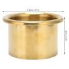 Ejoyous Hair Dryer Holder, Wall Mounted Metal Hairdryer Straightener Shelf Bracket Stand Hair Tool Organiser Hair Dryer Storage for Bathroom Home Hotel Use (Gold) view 2