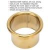 Ejoyous Hair Dryer Holder, Wall Mounted Metal Hairdryer Straightener Shelf Bracket Stand Hair Tool Organiser Hair Dryer Storage for Bathroom Home Hotel Use (Gold) view 4