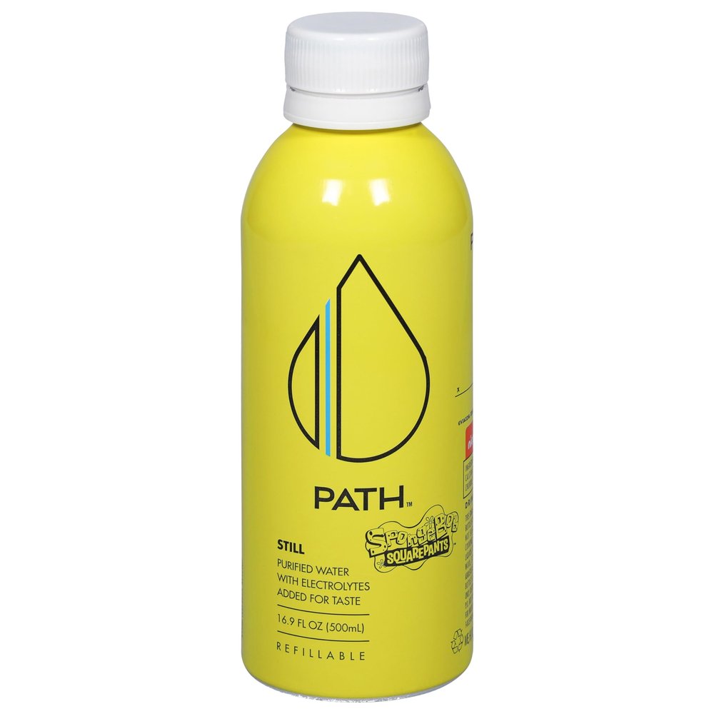 Pathwater, Purified Water Spongebob, 16.9 Fl Oz
