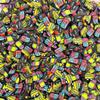 12mm Back to School Sprinkle Mix, School Bus, Pencil, Black Board, Eraser Mix, Polymer Faux Sprinkle Slices (Multicolor, 30 gram Bag) view 1