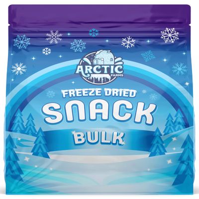 Arctic Farms Freeze Dried Garden Vegetable Sweet Corn Bulk Bag (2lb, Super Sweet White corn)