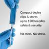 MediClip Sharps Container-Syringe Clip and Storage-Holds 1500 Needles - Sold in Packs of 1, 2,5, 10 and 25 | MEDICLIP-25 view 4