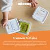 Square Baby Organic Baby Food Purees | Stage 1-3 Variety Pack | Fresh & Dietitian-Designed Veggie-Forward, Balanced Meals | Low Sugar. No Added Sugar | Allergen Intro Options (14 Pack, 4oz) view 2