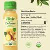 Elixir Shots, Ginger Lemon Wellness Shot with 100% Cold-Pressed Organic Ingredients, No Added Sugars or Artificial Ingredients, Defense Supershot, 12-Pack view 3