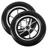 GXYNMC 2 Counts 10 Inch Wheelchair Front Wheels Replacement Accessory, Solid Tires with 8mm Bearings, Aluminum Hubs for Elektrisk Wheelchair view 1