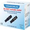 HOMEDSUN 10 Pack 4 in 1 Total Cholesterol HDL LDL and Triglyceride Test Strips with Lancets Droppers Exclusively Compatible with The HSLPM-102 Cholesterol Test Meter (Analyzer is Not Included)
