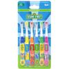 Brush Buddies Sesame Street Toothbrushes for Kids, Soft Bristle Toddler Toothbrushes Ages 2-4, Fun Sesame Street Designs, 6-Count Set view 1