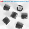 36 Rolls Black Elastic Self Adhesive Bandage Wrap 2 Inch, Breathable Cohesive Bandage, Ankle Sprains Swelling Sports Athletic Grip Tape, Dogs Pet Vet Wrap view 2