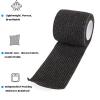 36 Rolls Black Elastic Self Adhesive Bandage Wrap 2 Inch, Breathable Cohesive Bandage, Ankle Sprains Swelling Sports Athletic Grip Tape, Dogs Pet Vet Wrap view 3