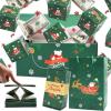 Darzheoy Surprise Gift Box Explosion for Cash, Pop Up Money Box for Fun Merry Christmas (Green, 9 Boxes) view 1
