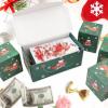 Darzheoy Surprise Gift Box Explosion for Cash, Pop Up Money Box for Fun Merry Christmas (Green, 9 Boxes) view 3
