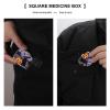 Square Pill Box Vampires Roam The Pumpkin Fields Pill Case 2 Compartment Medicine Pill Organizer for Purse & Pocket Portable Travel Pillbox Medicine Vitamin Cod Liver Oil Storage Box Organizer view 4