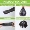 kaylowe Small Trash Bag,4 Gallon Bathroom Trash Can Liners 500 Count Mini Wholesale Garbage Bags for Hotel, Restaurant, Office,Classroom,Black view 4