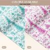 Personalized Preppy Christmas Wrapping Paper Chinoiserie Mint Green Holiday Gift Wrap Name Turquoise Christmas Wrapping Roll view 3
