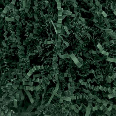 2LB Crinkle Cut Paper Shred Filler, Dark Green Paper Shreds for Basket Fillers, Birthday, Gift Wrapping, Anniversary, New Years, Wedding, Halloween, Thanksgiving, Christmas Gift Decor Party Filler