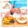 100pcs Wooden Spoons for Dessert Disposable Utensils Biodegradable Party Spoons Sample Scoops view 2