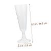 GRIRIW 12 Pack Disposable Transparent Glasses Bulk Stemless Wine Glasses for Party view 2