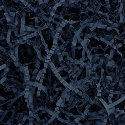 2LB Navy Blue Crinkle Cut Paper Shred Filler, Paper Shreds for Basket Fillers, Birthday, Gift Wrapping, Anniversary, New Years, Wedding, Halloween, Thanksgiving, Christmas Gift Decor Party Filler