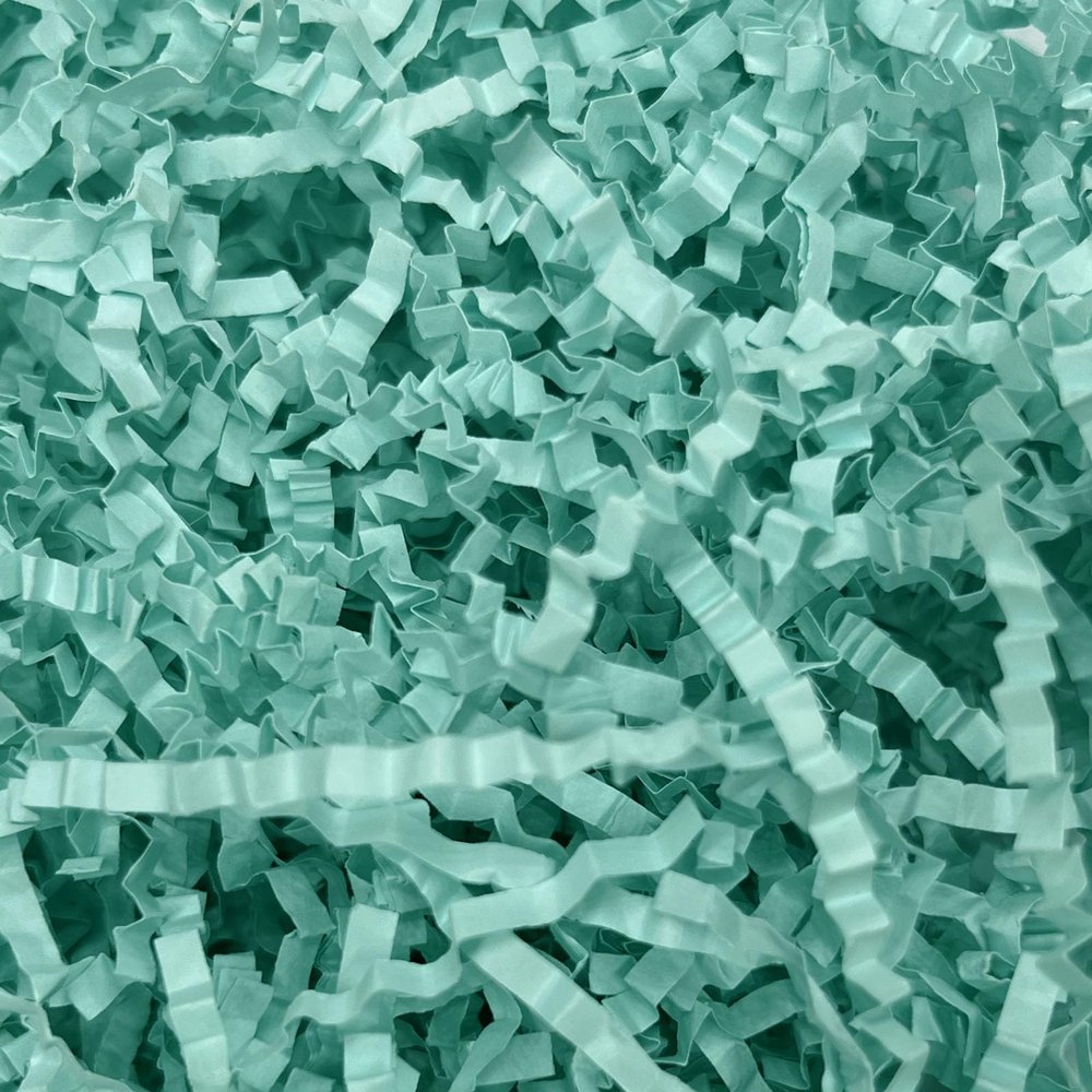 2LB Teal Blue Crinkle Cut Paper Shred Filler, Paper Shreds for Basket Fillers, Birthday, Gift Wrapping, Anniversary, New Years, Wedding, Halloween, Thanksgiving, Christmas Gift Decor Party Filler