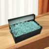 2LB Teal Blue Crinkle Cut Paper Shred Filler, Paper Shreds for Basket Fillers, Birthday, Gift Wrapping, Anniversary, New Years, Wedding, Halloween, Thanksgiving, Christmas Gift Decor Party Filler view 4